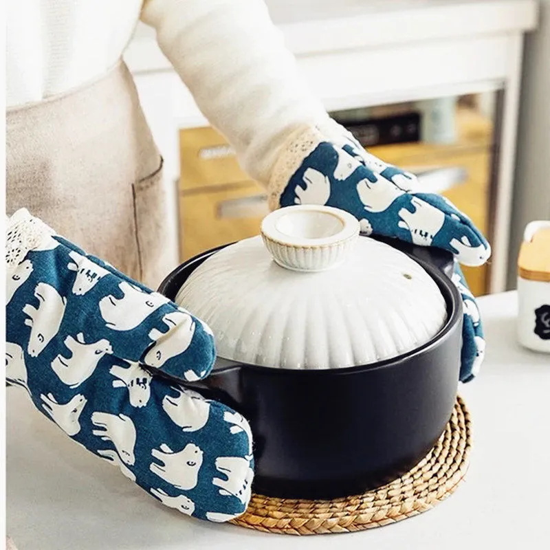 1pc Thickened Silicone Whale Shape Oven Mitts, High Temperature Resistant Baking  Gloves, Oven Gloves, Hand Clip, Hot Pot Holder, Scalding-proof Heat  Insulated Cooking Gloves, Kitchen Accessories
