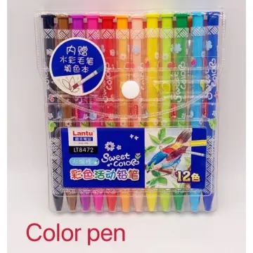 Hello Kitty Colorful Graffiti 16 Colors Twist Up Crayons Set