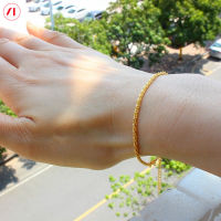 XT Jewellery Emas Korea Bracelet 24Kของขวัญทองคำสำหรับผู้หญิง