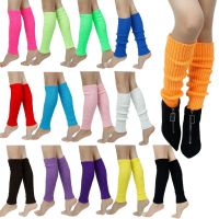 【YD】 Leg Warmers Knee Knit Boot Cuffs Cotton Color Been Socks Foot