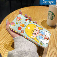 เคสปลอกสำหรับ Samsung Dienya J6บวก2018 J6ไพรม์เคสการ์ตูนเด็กผู้หญิงใหม่กรอบสี่เหลี่ยมชุบผิวเคสนิ่มซิลิกาเจลกันกระแทกเคสมือถือรวมทุกเลนส์กล้องถ่ายรูปฝาครอบป้องกัน