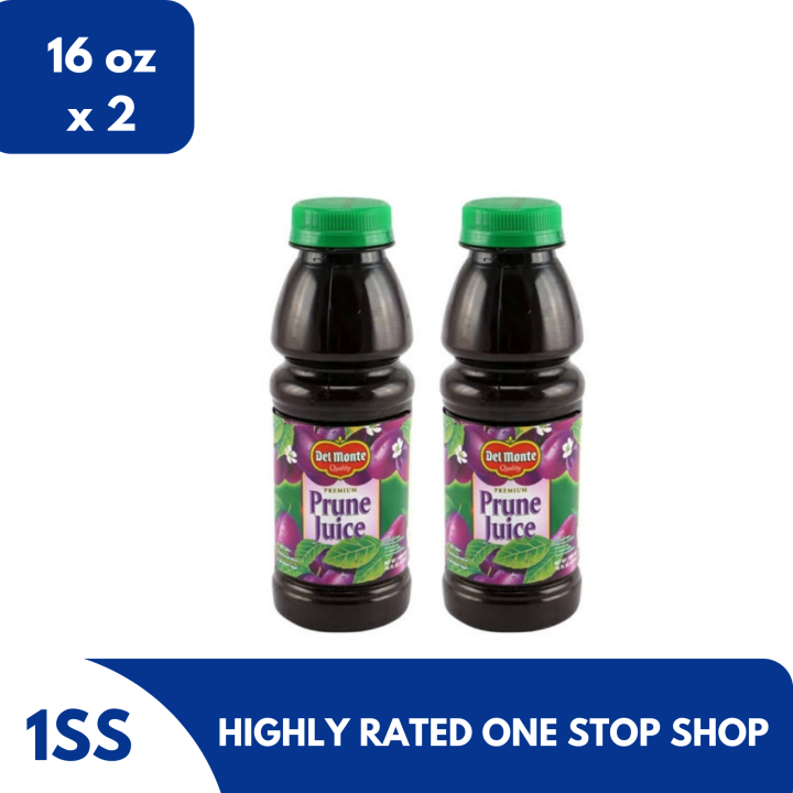 Del Monte Prune Juice, 16oz set of 2 (Exp Dec 9, 2023) | Lazada PH