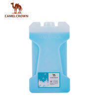 Camel Crown ระบบทำน้ำแข็งคงความสด,สำหรับตั้งแคมป์ปิคนิคตู้เย็นฉนวนกันความร้อนพิเศษตู้แช่อิฐน้ำแข็งขนาดพกพา650มล.