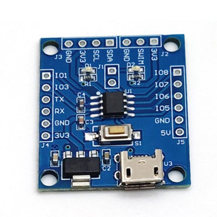 hot-sales-fuchijin77-stm8s001j3บอร์ดพัฒนาขนาดเล็กบอร์ดระบบไมโครชิพเดี่ยว-core-stm8s001บอร์ดพัฒนา-stm