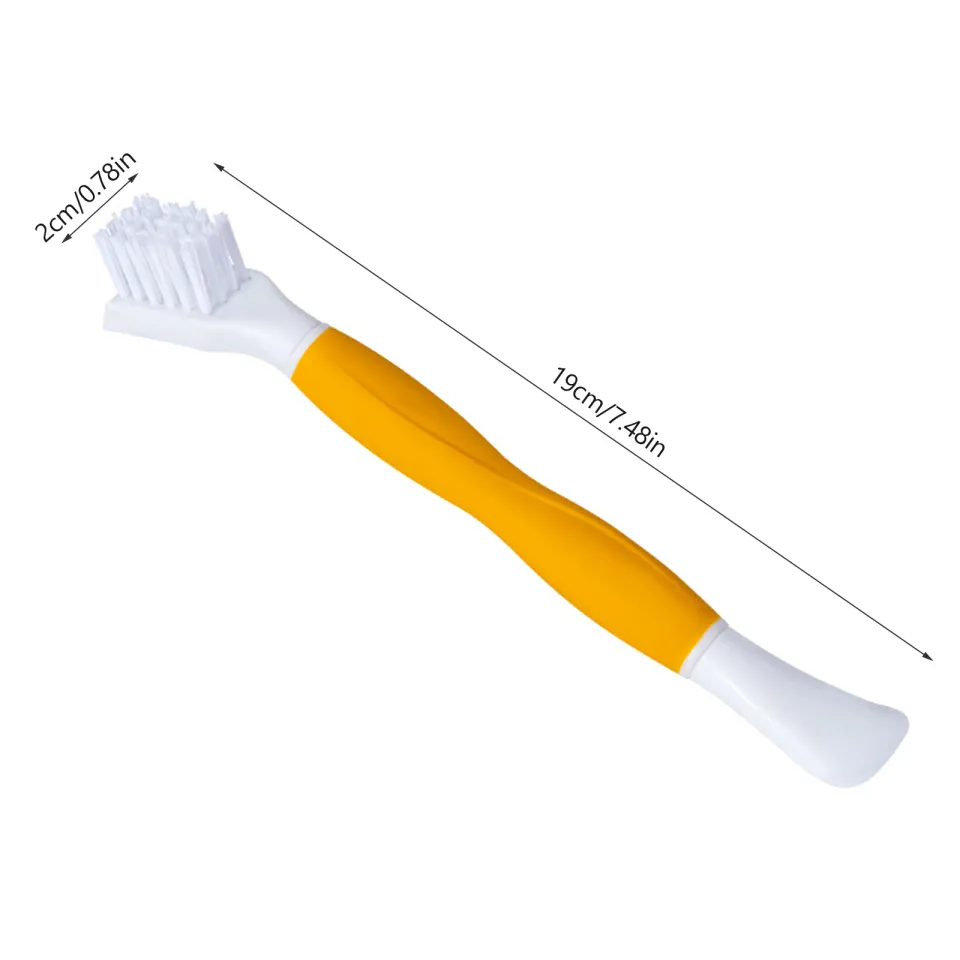 1pc Plastic Gap Cleaning Brush, Multifunction Double Head Crevice Cleaning  Brush For Car