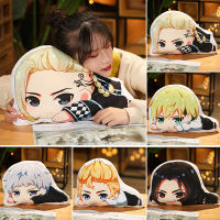 Tokyo Revengers Lying Position Anime Manga Peripheral Plushies Draken Baji Keisuke Cartoon Cute Kawaii Pillow Stuffed Plush Toys