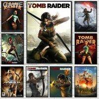 Andio เกม Vedio ร้อน Tomb Raider 1/2/3โปสเตอร์ HD พิมพ์ภาพวาดผ้าใบติดผนังภาพศิลปะสมัยใหม่ห้องเกมเมอร์ของตกแต่งสโมสรบ้าน