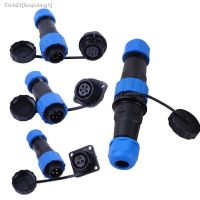 ☽ SD16 waterproof connector IP68 2 3 4 5 6 7 9 Pin male ＆ female socket panel mount wire cable connector aviation plug