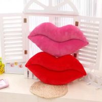 Big Red Lips Cushion Pillow Stuffed Plush Doll Car Seat Home Living Room Bedroom Decoration Valentines Day Gift