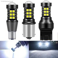 ☍卍♛ 2Pcs 1156 P21W BA15S 7440 W21W High Power Auto Bulb White 12V Car Reverse Back Light T15 W16W 3030 Turn Signal Lamp LED WhiteT10