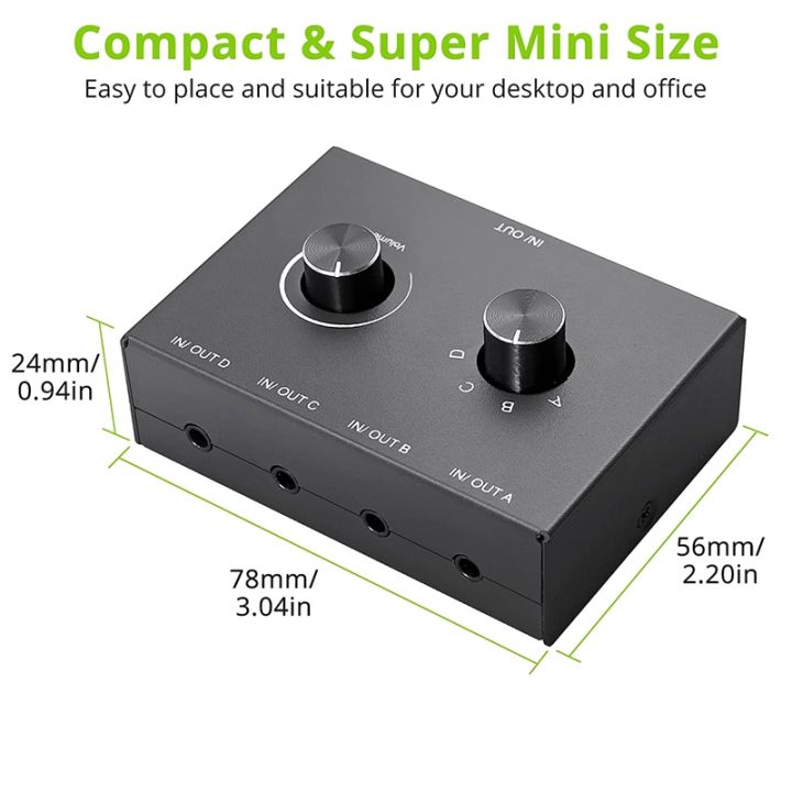 4-port-3-5mm-stereo-audio-switcher-support-1-in-4-out-or-4-in-1-out-for-pc-phone-laptop-headphone