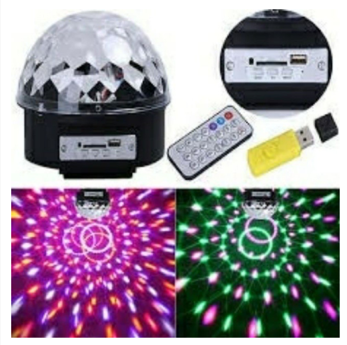 TFF LED CRYSTAL MAGIC DISCO BALL LIGHT STAGE EFFECT LIGHTING BLUETOOTH LAMP Lazada PH