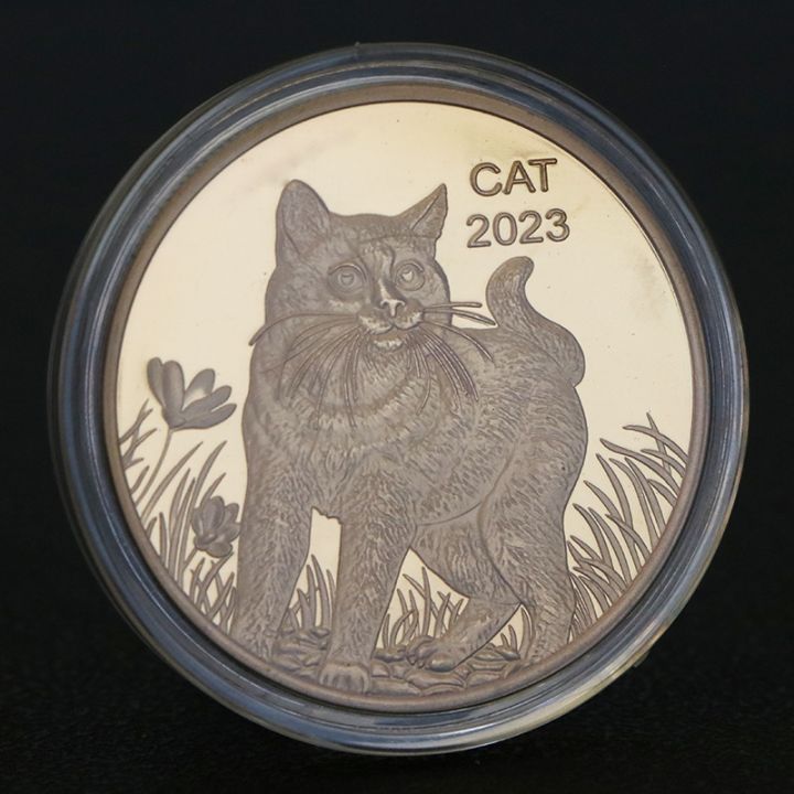 cc-2023-year-of-cat-commemorative-coins-gold-elizabeth-ii-souvenirs-new-gifts