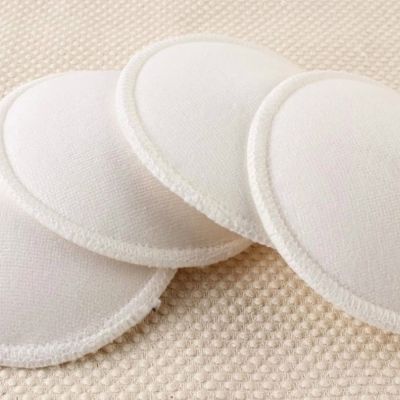 4 Pcs New Bamboo Breast Pad Nursing Pads For Mum Washable Waterproof Feeding Pad Bamboo Reusable Breast Pads