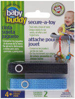 Baby Buddy : BBB00150 สายคล้องของเล่น Secure-A-Toy 2Ct - Black