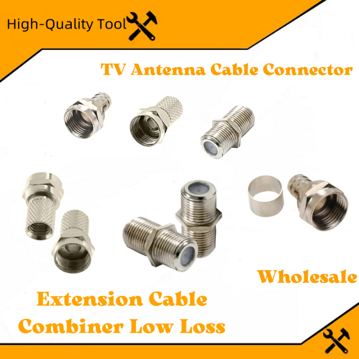 TV Antenna Coaxial Cable Connector RG6 / RG59 SMA Male Female Extension