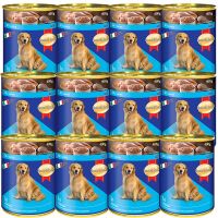 อาหารกระป๋องสุนัข รสไก่ 400กรัม (12 กระป๋อง) Smartheart Can Chicken Dog Food 400g (12 cans)