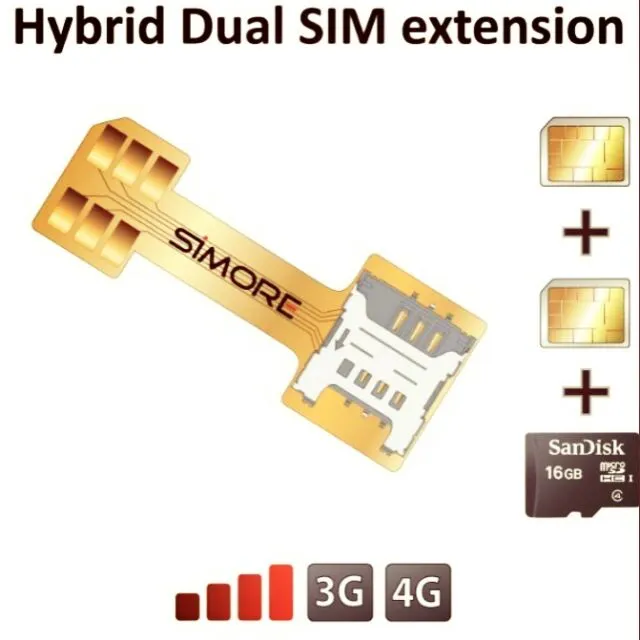 Sim Extender hybrid Dual sim extension | Lazada PH