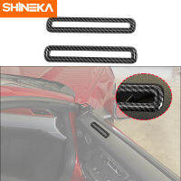 SHINEKA Car Inteiror Door Vent Tuyere Ring Decorative Cover Accessories for Ford Mustang 2015+