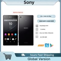 Sony Z4(Z3 +) E6553/E6533 Z3 Plus OCTA Core 5.2 นิ้ว 3GB RAM 32GB ROM 20.7MP กล้อง Dual SIM การ์ด GSM Android ปลดล็อกโทรศัพท์มือถือ