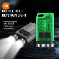 Xiaomi LED Keychain Portable Flashlight XPG Work Light Type-C Rechargeable Mini Torch With Magnet UV Camping Pocket Lantern Rechargeable  Flashlights