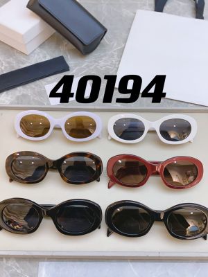 แว่นตาหรูหราของผู้หญิงแว่นกันแดดแฟชั่นอะซิเตท CL40194U วินเทจ UV400ผู้ชายตามสมัยนิยมใหม่