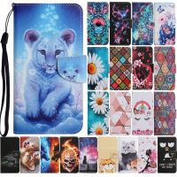 Flip Wallet Case on For Samsung Galaxy S21+ S21 Plus FE S30 Ultra 5G S21Plus S21FE Leather Stand Phone Cover Cute Flower Capa