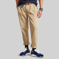 Polo Ralph Lauren PANTS Whitman Relaxed Fit Pleated Chino Pant กางเกงขายาว รุ่น MNPOPNT14H20025 สี 250 BEIGE/KHAKI