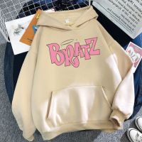 [COD] Bratz letter printing hoodie autumn and winter sweater neutral men women casual students fashion hooded long sleeves