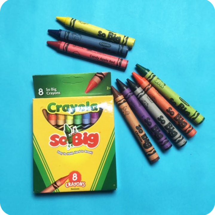 Crayola Jumbo Crayon 8 Colors So Big Junior Lazada PH