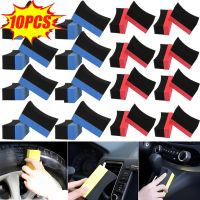 10Pcs Car Wheel Tire Cleaning Sponge Water Suction U-Shaped Sponge Pad Waxing Polishing Tyre Wash Brush Tool Car Cleaning Tools