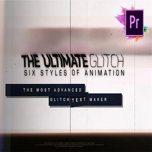 Glitch Title Animation Presets Pack For Premiere Pro | Lazada PH