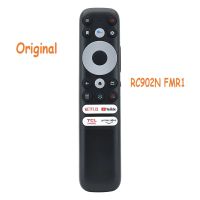 ใหม่ Original RC902N FMR1สำหรับ TCL 5Series 4K Qled สมาร์ท Google TV เสียงรีโมทคอนโทรล Google Assistant 65S546 55R646 TCL 56 Series QLED Smart TV 75S546 65S546 55S546 50S546 S546 75R646 65R646 55R646 75S546 65S546 55S546 50S546Fernbedienung