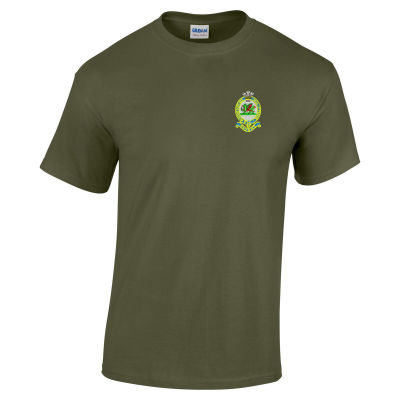 Official Queens Regiment Embroidered Tshirt