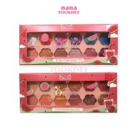 Obuse Watermelon Eyeshadow palette #OB-1457 โอบิวซ์ วอเตอร์เมลอน อายแชโดว์ พาเลท