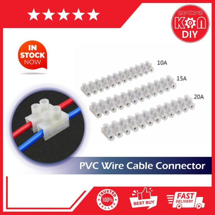 PVC WIRE CABLE CONNECTOR 10A 15A 20A / 12-Way 10A 15A 20A PVC Quick ...