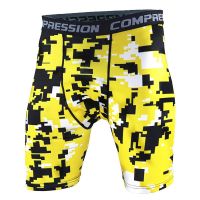 【Ready stock】Men Outdoor Sport Running Gym Fitness Shorts Compression Tight Pants