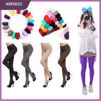 NBEOOIS 8 สี ผู้หญิง หนา 120D ถุงเท้าเท้า ทึบแสง ถุงน่อง ถุงน่อง กางเกงรัดรูป