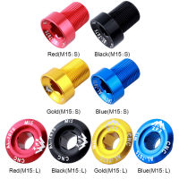 จักรยาน Crank Cover Crank สกรู M15อลูมิเนียมอัลลอยด์ MTB Crankset Cap สำหรับ Cycling