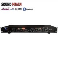 SOUND MILAN ปรีแอมป์ ปรีเพาเวอร์ ปรีคาราโอเกะ ปรีแอมป์สำหรับเครื่องเสียงกลางแจ้ง ระบบสเตอริโอ มีบลูทูธ แยกซัปอิสระ เครื่องเสียง รุ่น AV-3324