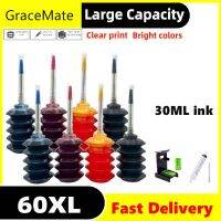 【✒】 KN Group GraceMate หมึก Hp60 60สำหรับเปลี่ยน60XL ได้สำหรับ F4293 F4292 Deskjet D2660 F4440 F4480 F4400เครื่องพิมพ์ F2400