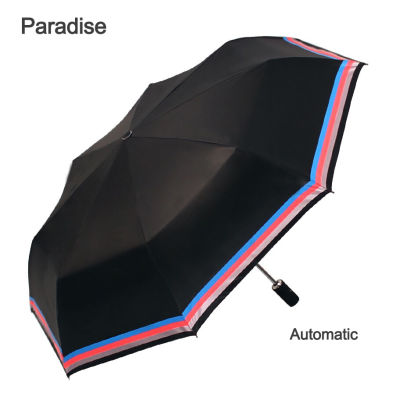 Reflective strip Automatic Umbrella Rain Women Auto Luxury Big Windproof Umbrellas Rain For Men Folding Parasol