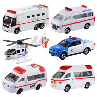 Geniune Tomica Doctor Helicopterambulanroad Service Metal Diecast Vehicles รถของเล่นโดย Takara Tomy