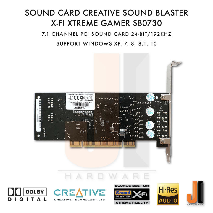 sound-card-creative-sound-blaster-x-fi-xtremegamer-sb0730-7-1-channel-pci-มือสองสภาพดี