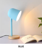 Nordic Table Lamp For Living room Study Baby room Kitchen luminaria de mesa with Black White Lampshade bedside lamp abajur