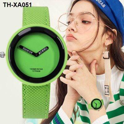 Fashion big dial pointer watch Korean fashion love personality decorative versatile boys and girls watches