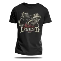 Italian Legend T Shirt Mens Graphic Tee Motorcycle Motorbike Moto Guzzi Motorrad California V11 V7 Himora