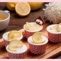 ? HONEY LEMON YOGURT CUPCAKE เค้กมะนาวเนื้อนุ่ม 10 Cup แต่งหน้าด้วยครีม สั่งล่วงหน้า2-3วันส่งด้วยLalamove เค้กวันเกิด