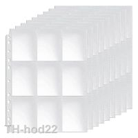 2023◄ Pockets Double-Sided Trading Card Pages Sleeves 9-Pocket Plastic Game Protectors for 3 Binder