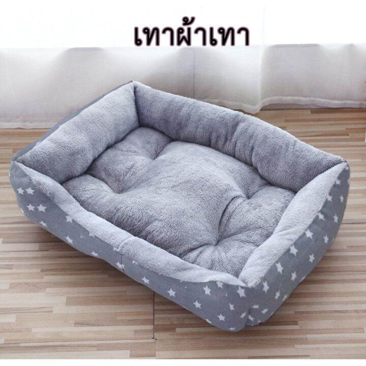 mg-162-ที่นอนสัตว์เลี้ยง-ที่นอนแมว-ที่นอนสุนัข-เบาะแมว-เบาะหมา-สี่เหลี่ยม-pet-bed